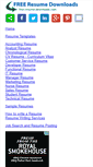 Mobile Screenshot of free-resume-downloads.com